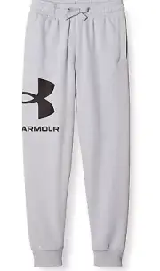 Under Armour Boys' Rival Fleece Logo Joggers , Mod Gray Light Heather YMedium