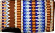 Sazaar Tack Western Horse Saddle Blanket Show Ranch Pad Custom Handmade New Zealand Wool Oversized 34" x 42" | 34" x 40" | 34" x 38" ST-WSP-001