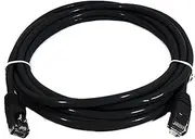 8WARE Cat6a Snagless UTP Ethernet Cable, 5 Meter, Black