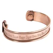 Copper Bracelet Hare Krishna Hare Rama