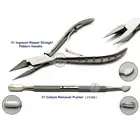 Nail Cuticle Pusher Under Toe Nail Cleaner Skin Knife Ingrown Nipper Podiatrists