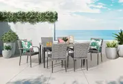 HAMILTON 7 Piece Outdoor Dining Setting.