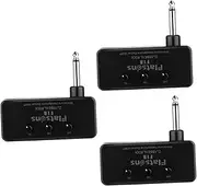 VICASKY 3 Sets Mini Bass Guitar Headphone Amp Portable Guitar Amp Aluminum Abs Material