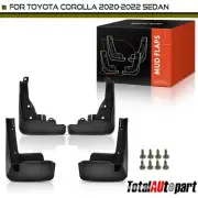 4x Splash Guards Mud Flaps MudFlaps for Toyota Corolla 2020-2022 Front & Rear