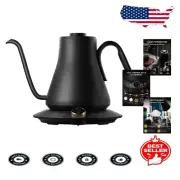 FLOW M9 Gooseneck Kettle - 1200W Quick Boil & Ergonomic Design for Coffee Lovers