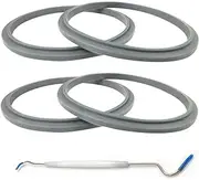 4PCS Rubber Ring+1PCS hook, 3.9inch Gasket Replacement Seal Rings Gaskets Part for Nutribullet Replacement Parts Accessories Blender 900 Series 600W and 900W