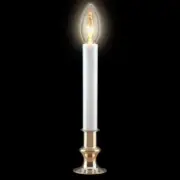 (2) ea Holiday Wonderland 1528-88 9" Electric Window Candles w Dusk Dawn Sensor