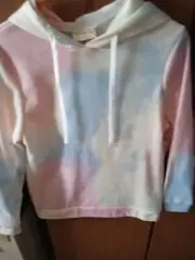 Bobbie Brooks Ladies Colorful Pastels Hooded Sweatshirt Size Medium. NWT