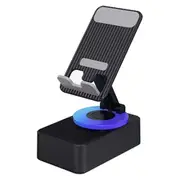3In1 Foldable Cell Phone Stand with Wireless Bluetooth Speaker, Bluetooth Audio Power Phone Holder
