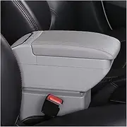 Auto Armrest Box Armrest Box for Toyota Aygo X Double Layer Storage Box with USB Charging Ashtray Car Accessories(F2 No USB)