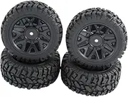[TTETTZ] 4X 1/12 1/14 1/16 RC Car Tires DIY Front Rear Wheel for Wltoys 124008 124018