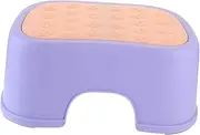 ABOOFAN One Step Foot Stool Plastic Toilet Step Stool Household Footrest Anti-Slip