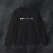 D&G DEMURE & GOOFY WARM LONG SLEEVE SHIRT SWEATER FUNNY UNISEX FAST USA SHIPPING