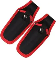 Happyyami 2Pcs Garden Pruner Scissor Sheaths Stylish Canvas Tool Covers for Gardening Scissors Durable and Protective Pouch for Pruners and Secateurs