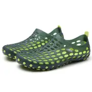 Catzon Water Shoes Women Men Swim Pool Beach Breathable Sandals-ArmyGreen