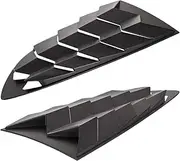 Side Window Louver Compatible for Hyundai Genesis Coupe 2010-2016 Windshield Sun Shade Cover in GT Lambo Style (Matte Black)