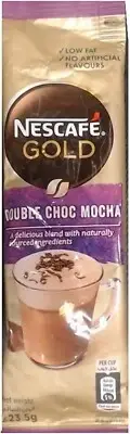 Nescafe Gold Double Chocolate Mocha Coffee Mix 23.5G Free Shipping World Wide