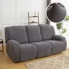 1-3seat Recliner Chair Cover Stretch Jacquard SofaCover Thick Recliner Slipcover