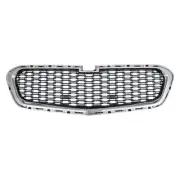 New Grille For 2014-15 Chevrolet Malibu Front Center Chrome Black Insert Plastic (for: Chevrolet)