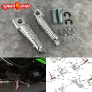 Rider Front Foot Peg Adapters For KAWASAKI NINJA 300 EX250 Z250 Z300 Z125 Pro