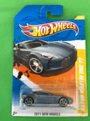 Aston Martin One-77 Hot Wheels 2011 New Models Gray w/Gray Malaysia Base