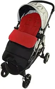 Footmuff/Cosy Toes Compatible with Joie Chrome Pushchair Fire Red
