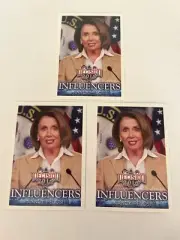 2016 Decision 2016 Influencers #43 Nancy Pelosi "3-card lot"