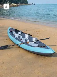 在飛比找Yahoo!奇摩拍賣優惠-迪卡儂ITIWIT皮劃艇充氣船釣魚船橡皮艇沖鋒舟獨木舟加厚漂