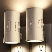 Night Light, LED Night Lights Plug into Wall, [2 Pack] Warm White 3000K, 0-100LM