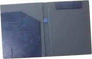 OFFSCH Business Portfolio Folder Leather Binder A4 Size Interview Resume Organizer Office Supply