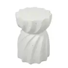 Magnesia Stool Stone Style Top 35Cm Side Table