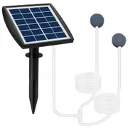 2W Solar Oxygen Pump: Outdoor Solar Water Air Pump for Fish Pond and Aqua Tank Oxygenation with Two Modes