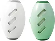 2Pcs Reusable Washable Gel Lint Roller Ball, Mini Lint Roller Travel Size Cat Dog Hair Roller Ball Portable Pet Hair Sticky Remover Fabric Shaver Cleaner for Clothing Sofas Debris Dust
