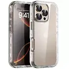 For iPhone 16 14 13 Pro Max Case Clear Heavy Duty Drop Shockproof Rugged Cover