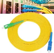 2pcs 3 Meter Fiber Optic Cable SC to SC UPC Single Mode Optical Fiber Patch Cord Cables Jumper for Communication System