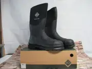 MUCK BOOT Men's Black Chore Met-Guard Size 13.0 # CHS-META-Hi With Poron XD