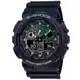 CASIO 卡西歐 G-SHOCK 時尚新品雙顯腕錶 GA-100RC-1A