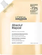 L'Oreal Professionnel Absolut Repair Shampoo | Protein Hair Treatment | Repairs Damage & Provides Shine | With Quinoa & Proteins | For Dry Damaged Hair