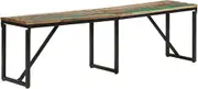 Entryway Bench, Multifunctional Rustic Wooden Bench, Indoor Accent Seating Bench for Foyer Entrance, 160x35x46 cm Solid Wood Reclaimed