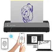 Emalla Tattoo Printer Stencil Bluetooth Thermal Printer Tattoo Machine Portable Tattoo Printer Compatible with Android, iOS and Windows for Beginners and Artists