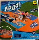 NEW! H20 Go 16ft Triple Water Slide with Drench Pool