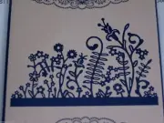TATTERED LACE DIES "PANORAMA GRASS MEDIUM" TTLD664 FOR CARDS & SCRAPBOOKING