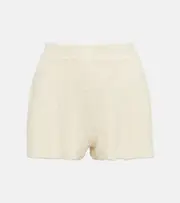[Loro Piana] Loro Piana Silk bouclé shorts AU 14 neutrals