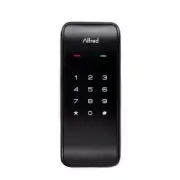 Alfred Electronic Deadbolt Lock Smart 1-Sided Keyless 1-Touch Entry Unlock Black