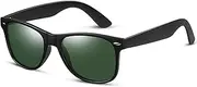 [ALDNHD] Polarized Sunglasses for Men Women Retro PC Material Square Frame UV400 Suitable for Sun Protection, Fishing, Travel,I