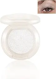 Booben Glitter Eyeshadow, Highly Pigmented Eye Shadow Highlighter to Create Metallic Shimmer Finishes, Blendable Smudge-proof Sparkling Shiny Eye Makeup for Women