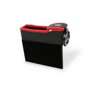 Car Seat Storage Box Cup Drink Holder Organizer Auto Gap Pocket Stowing Tidying For Phone Pad Card Coin Black And Red Master Driving