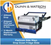 SIDE WAYS DS40 DROP DOWN FRIDGE SLIDE (390MML X 715MMW) WAECO ENGEL EVAKOOL ARB