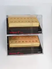DiMarzio Ionizer 8 String Neck & Bridge Set W/Satrin Gold Covers DP 809 DP 811