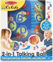 Melissa & Doug K's Kids 2-in-1 Talking Ball Educational Toy - ABCs and Counting